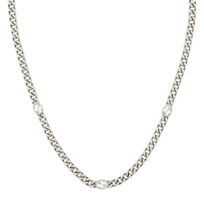 Gucci Interlocking Silver Necklace simple Pursuit
