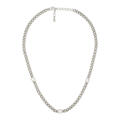 Gucci Interlocking Silver Necklace simple Pursuit