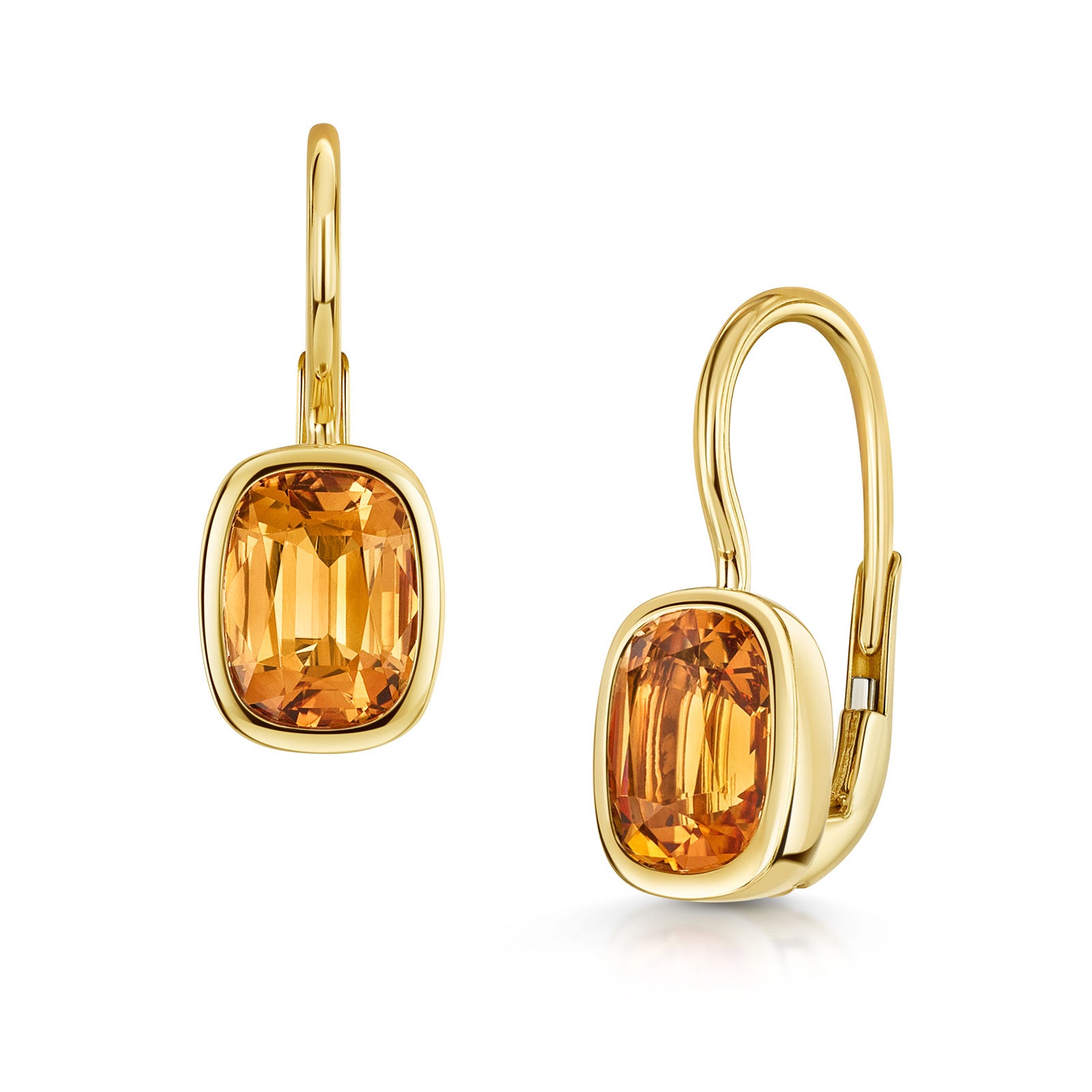 Aya 18ct Yellow Gold Citrine Earrings simple Pursuit