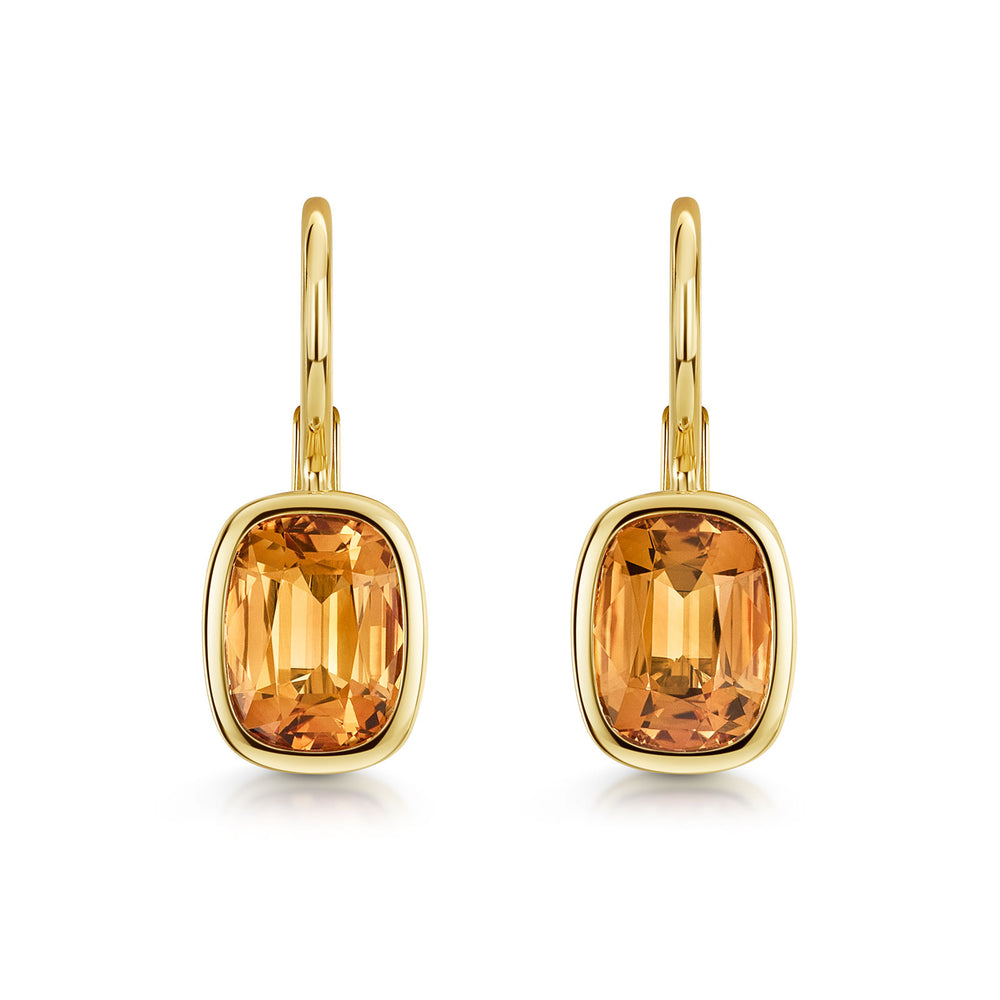 Aya 18ct Yellow Gold Citrine Earrings simple Pursuit