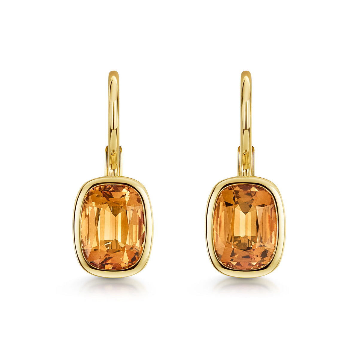 Aya 18ct Yellow Gold Citrine Earrings simple Pursuit