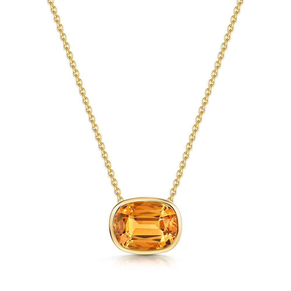 Aya 18ct Yellow Gold Citrine Pendant simple Pursuit