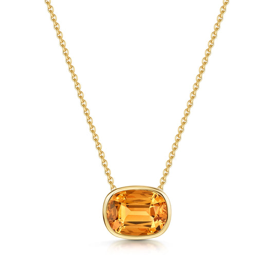 Aya 18ct Yellow Gold Citrine Pendant simple Pursuit