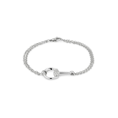 Gucci Horsebit 18ct White Gold Diamond Bracelet variant Pursuit