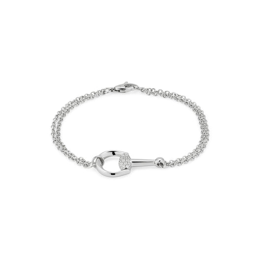 Gucci Horsebit 18ct White Gold Diamond Bracelet variant Pursuit