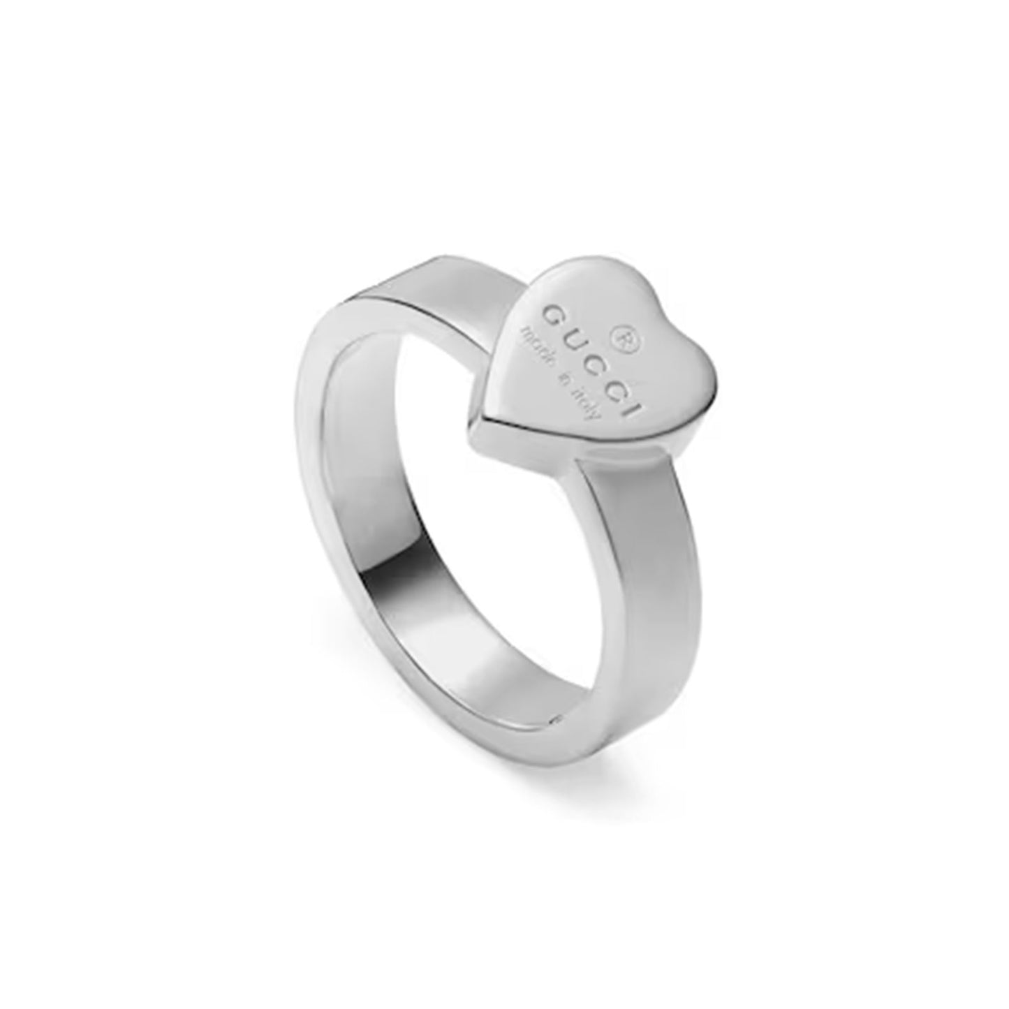 Gucci Trademark Silver Heart Ring variant Pursuit