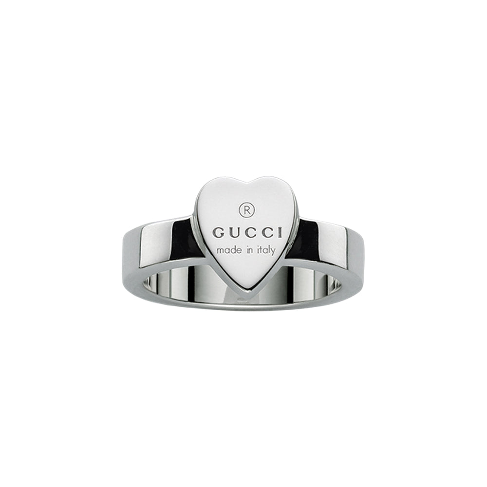 Gucci Trademark Silver Heart Ring variant Pursuit