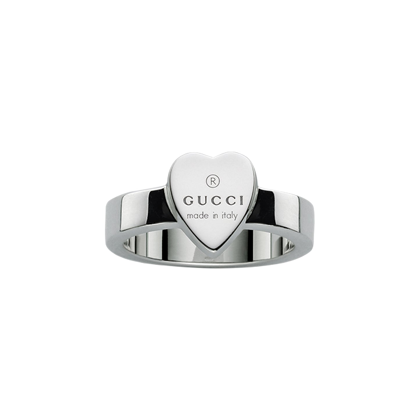 Gucci Trademark Silver Heart Ring variant Pursuit