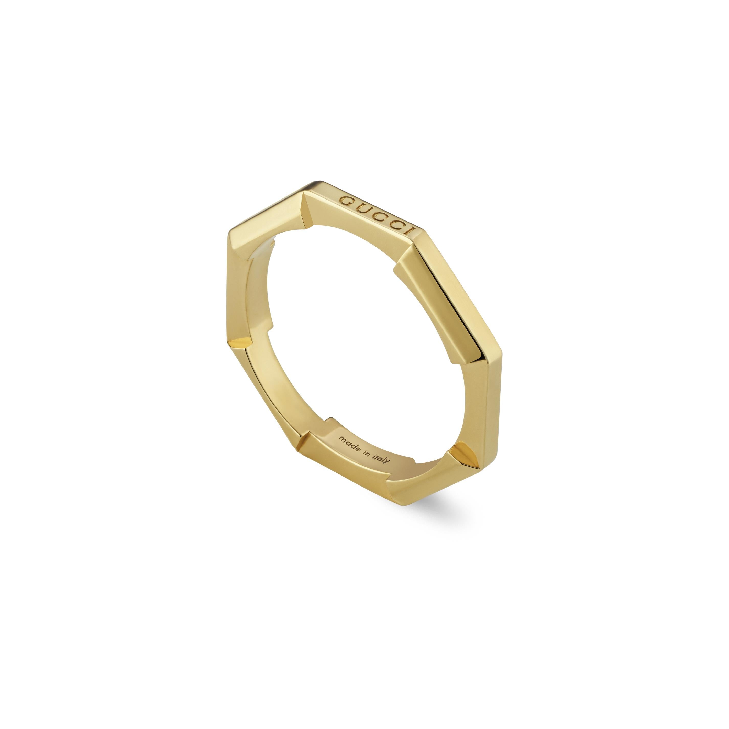 Gucci Link To Love 18ct Yellow Gold Mirrored Ring variant Pursuit