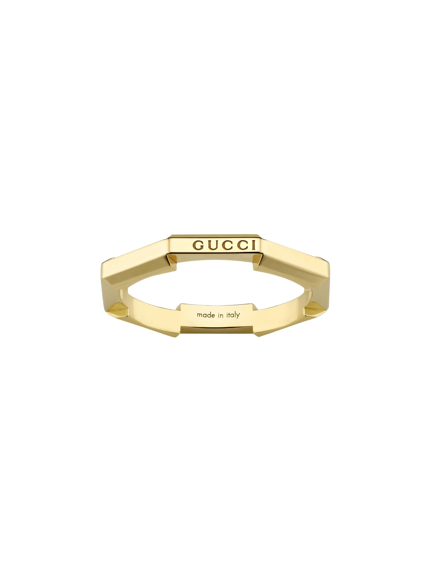 Gucci Link To Love 18ct Yellow Gold Mirrored Ring variant Pursuit