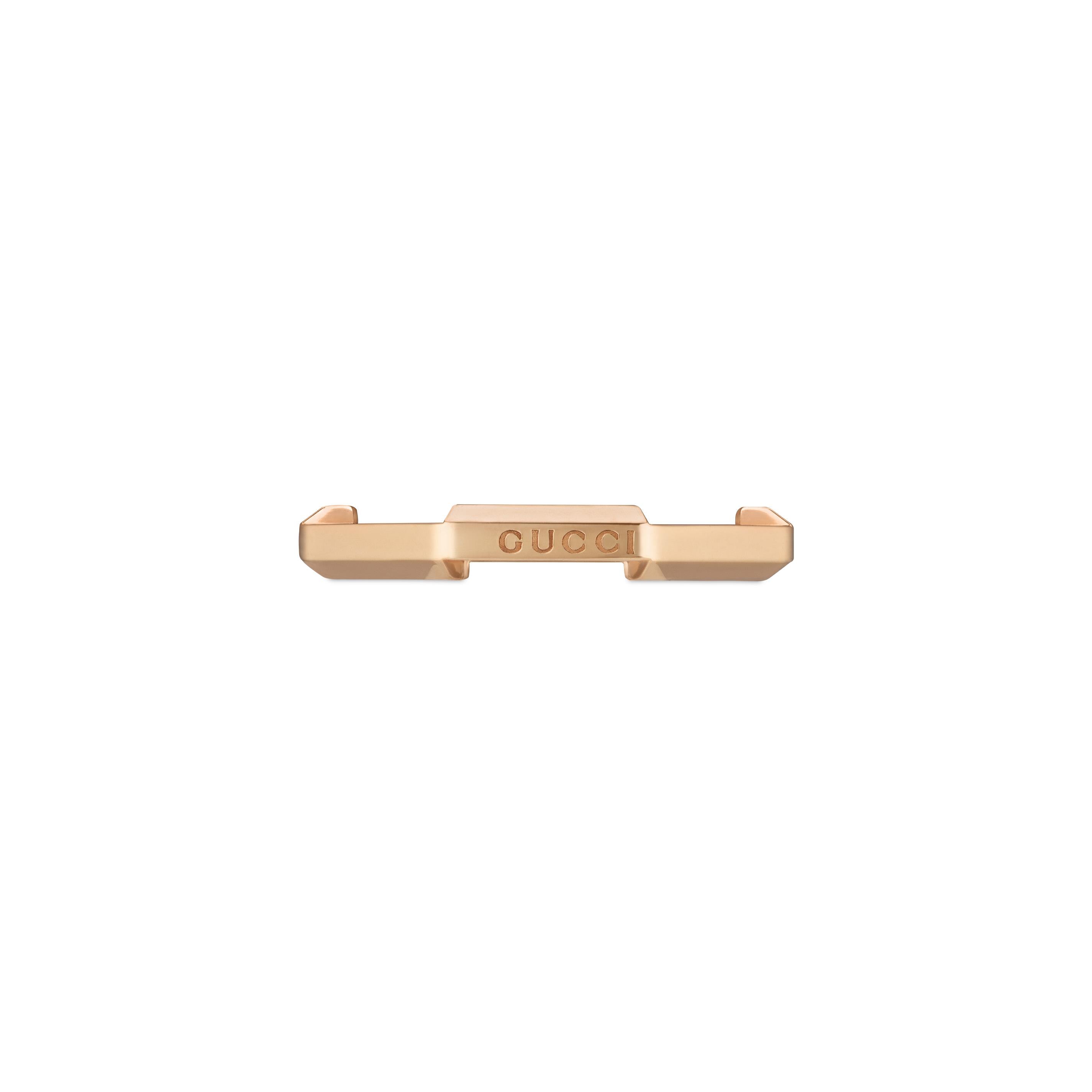 Gucci Link To Love 18ct Rose Gold Mirrored Ring variant Pursuit