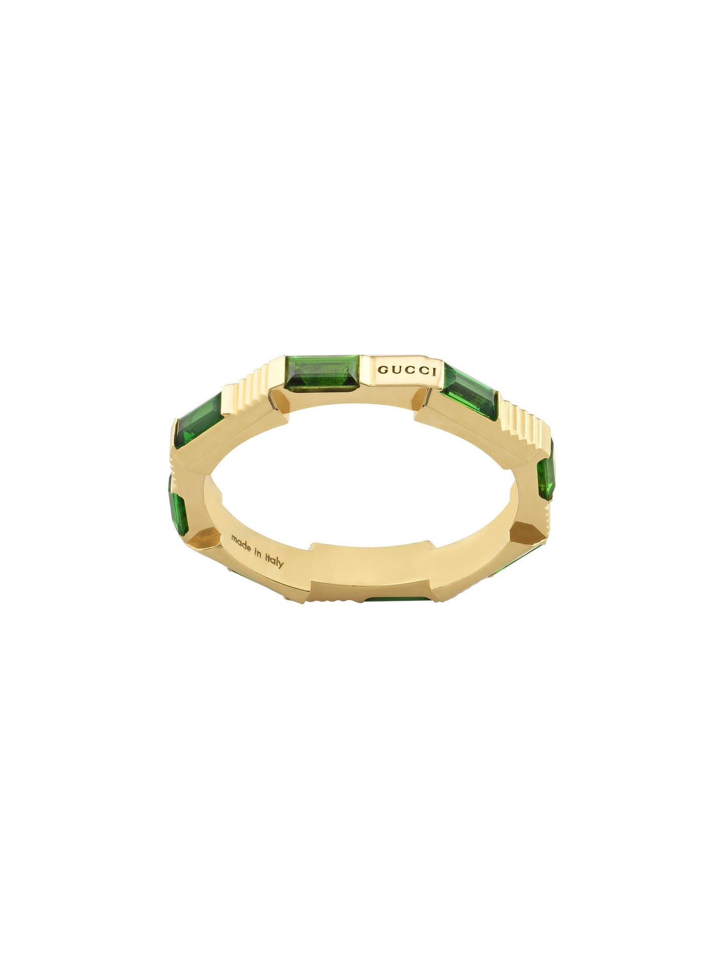 Gucci Link To Love 18ct Yellow Gold Green Tourmaline Ring variant Pursuit