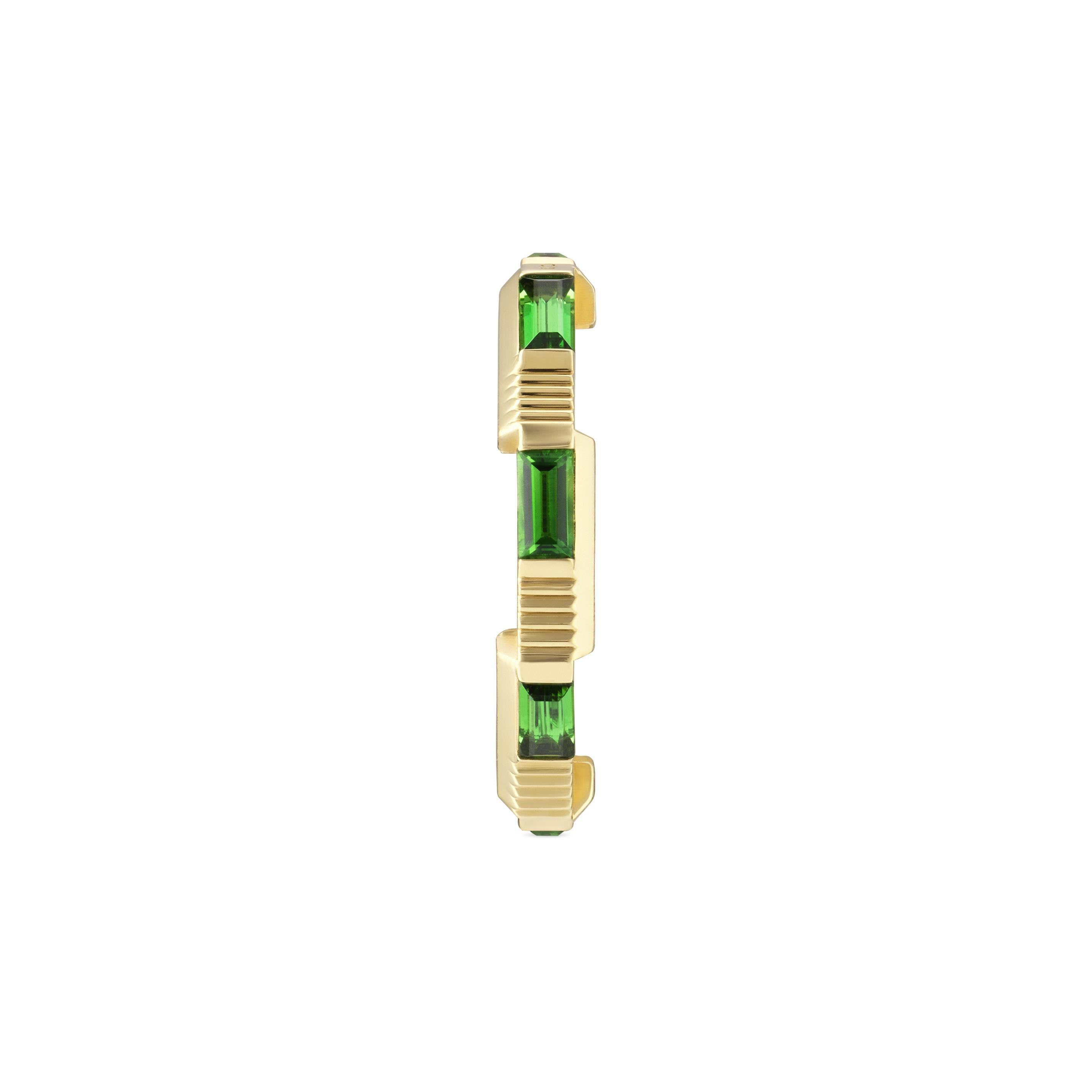 Gucci Link To Love 18ct Yellow Gold Green Tourmaline Ring variant Pursuit