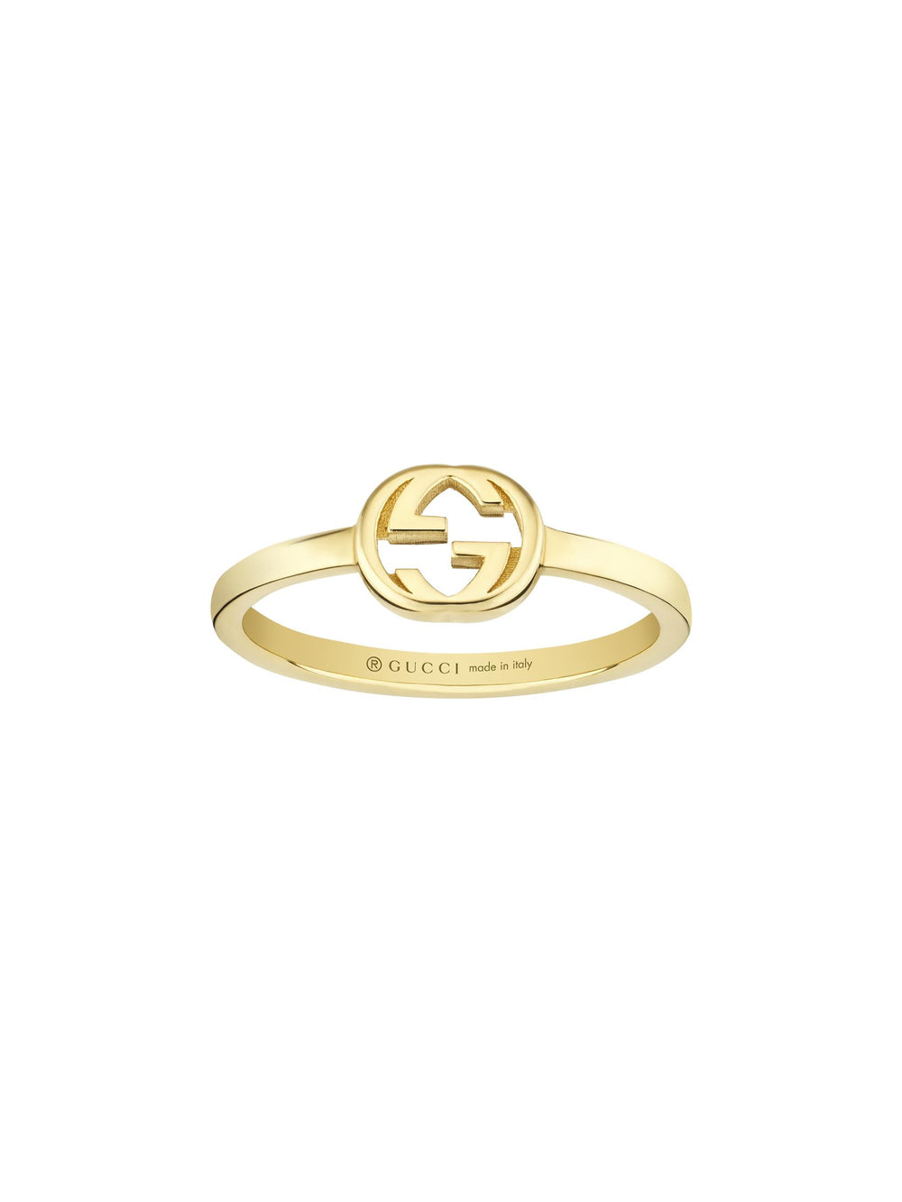 Gucci Interlocking 18ct Yellow Gold Ring variant Pursuit