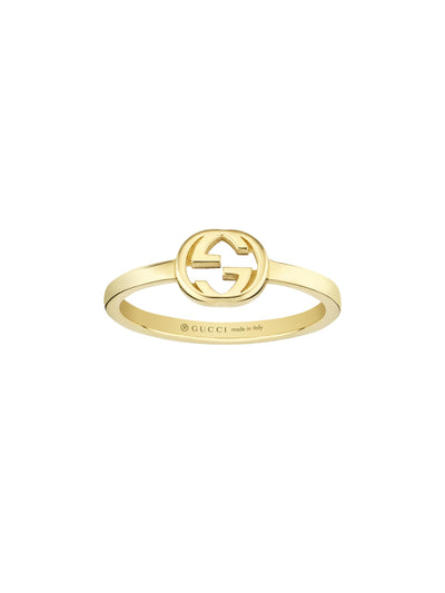 Gucci Interlocking 18ct Yellow Gold Ring variant Pursuit