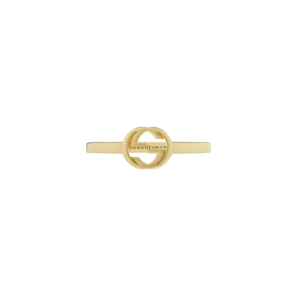 Gucci Interlocking 18ct Yellow Gold Ring variant Pursuit