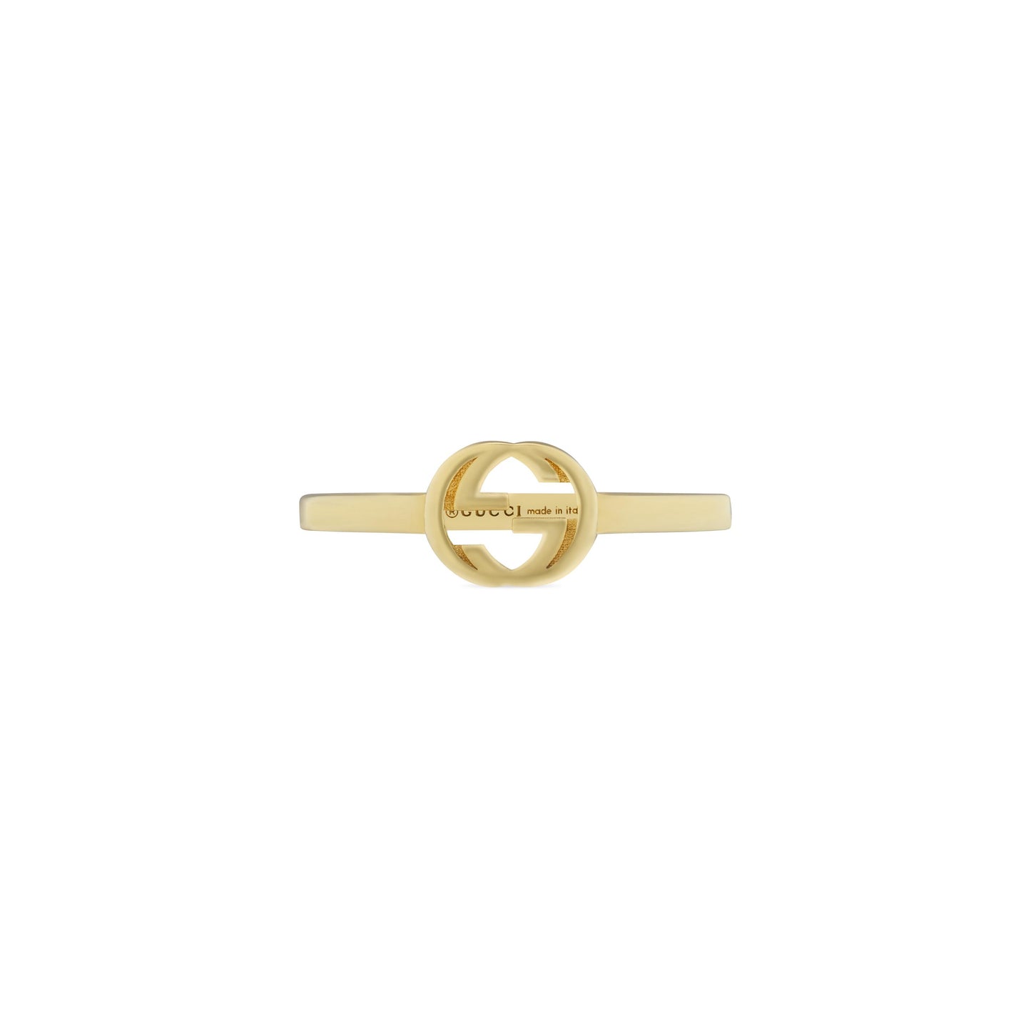 Gucci Interlocking 18ct Yellow Gold Ring variant Pursuit