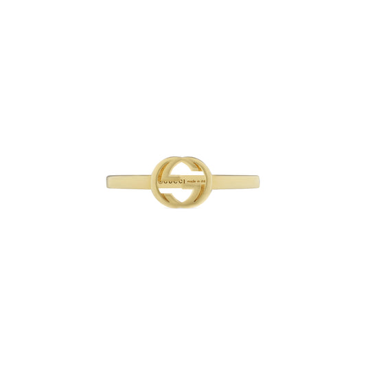Gucci Interlocking 18ct Yellow Gold Ring variant Pursuit