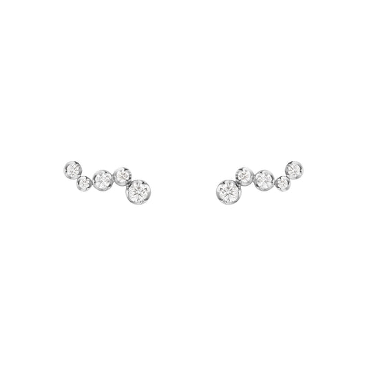 Signature Diamonds 18ct White Gold Ear Studs simple Pursuit