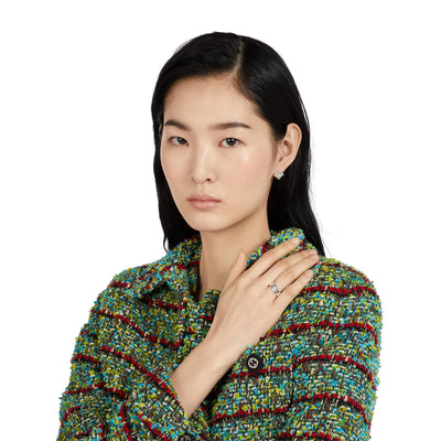 Gucci Tag Diagonal Interlocking G Silver Ring 6mm variant Pursuit