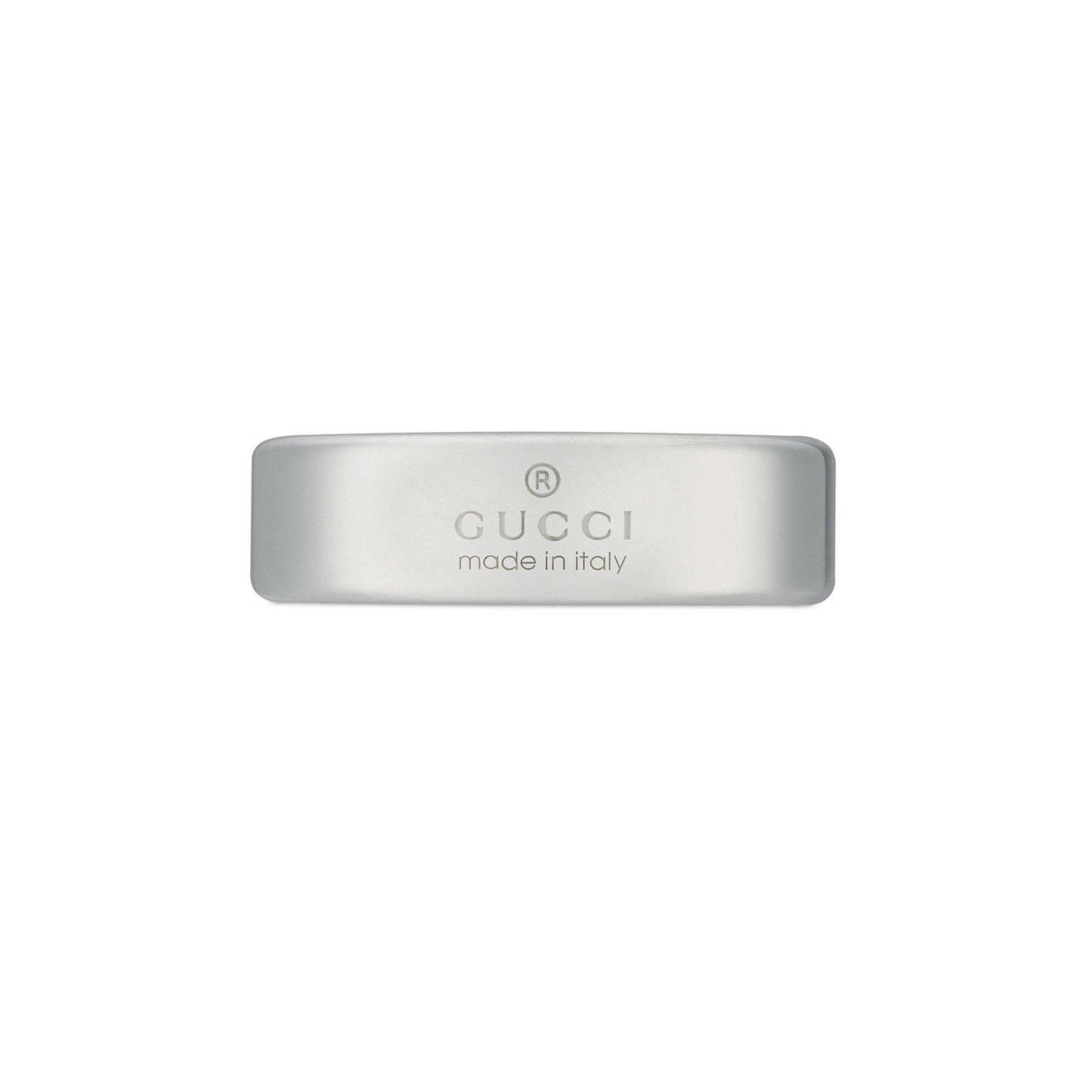 Gucci Tag Diagonal Interlocking G Silver Ring 6mm variant Pursuit