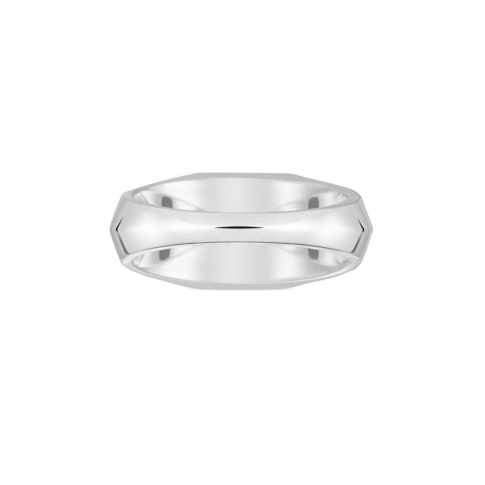 Gucci Trademark Silver Hexagonal Thin Ring variant Pursuit