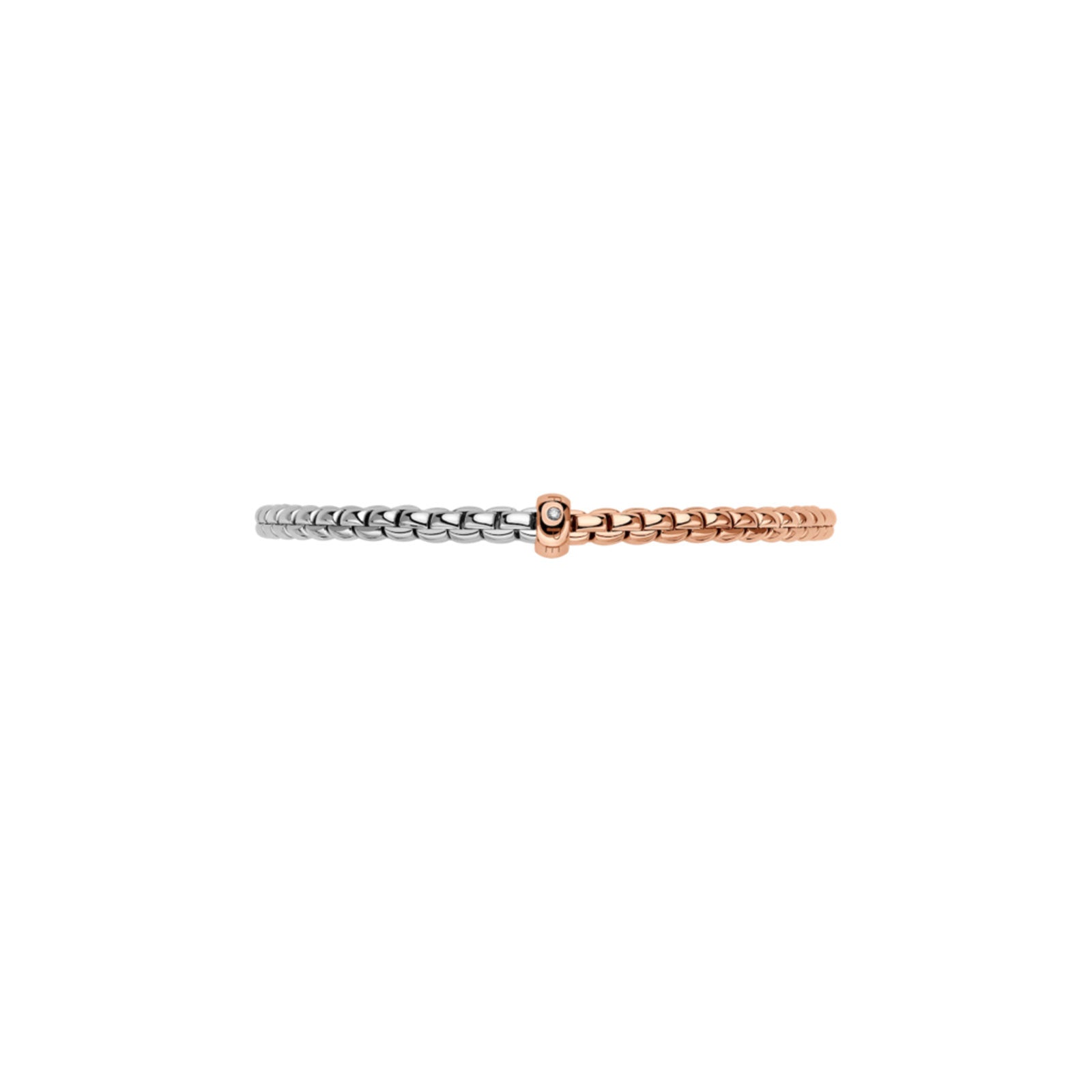 EKA 18ct Rose & White Gold Diamond Flex'it Bracelet variant Pursuit