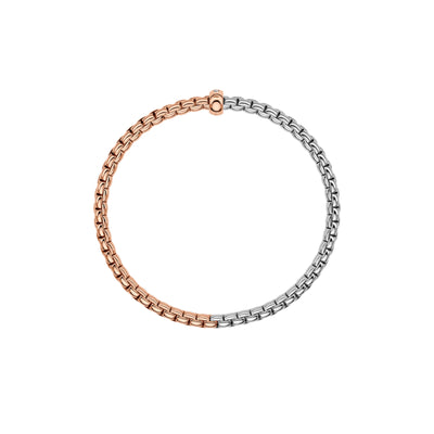 EKA 18ct Rose & White Gold Diamond Flex'it Bracelet variant Pursuit
