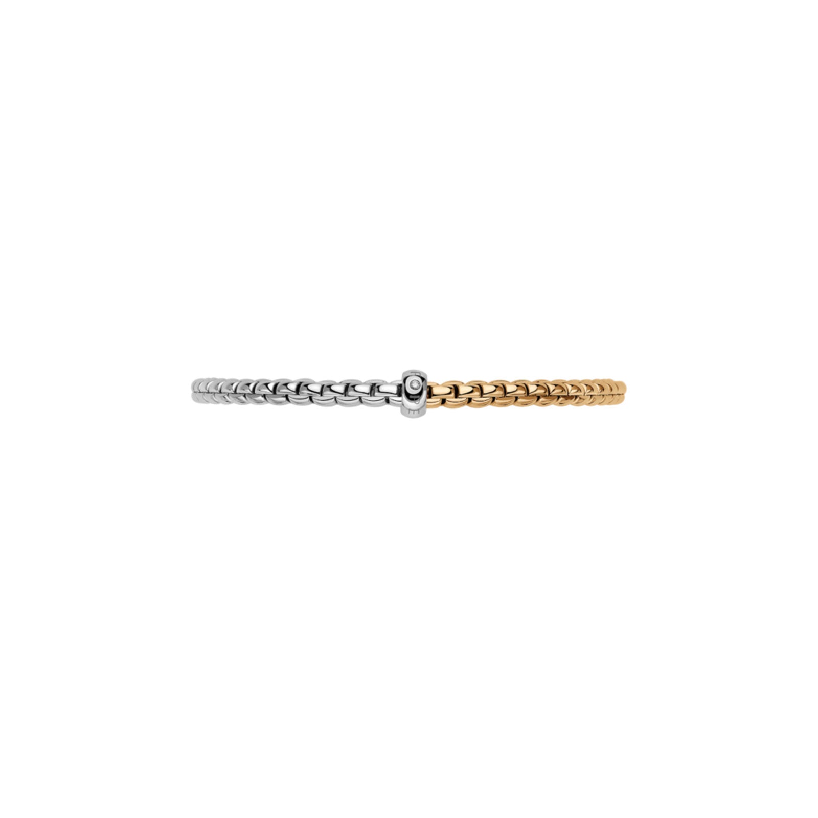 EKA 18ct Yellow & White Gold Diamond Flex'it Bracelet variant Pursuit
