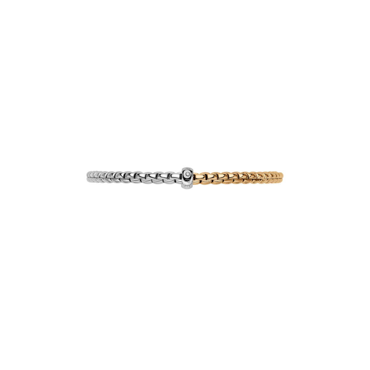 EKA 18ct Yellow & White Gold Diamond Flex'it Bracelet variant Pursuit