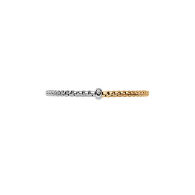 EKA 18ct Yellow & White Gold Diamond Flex'it Bracelet variant Pursuit