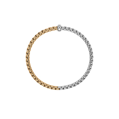 EKA 18ct Yellow & White Gold Diamond Flex'it Bracelet variant Pursuit