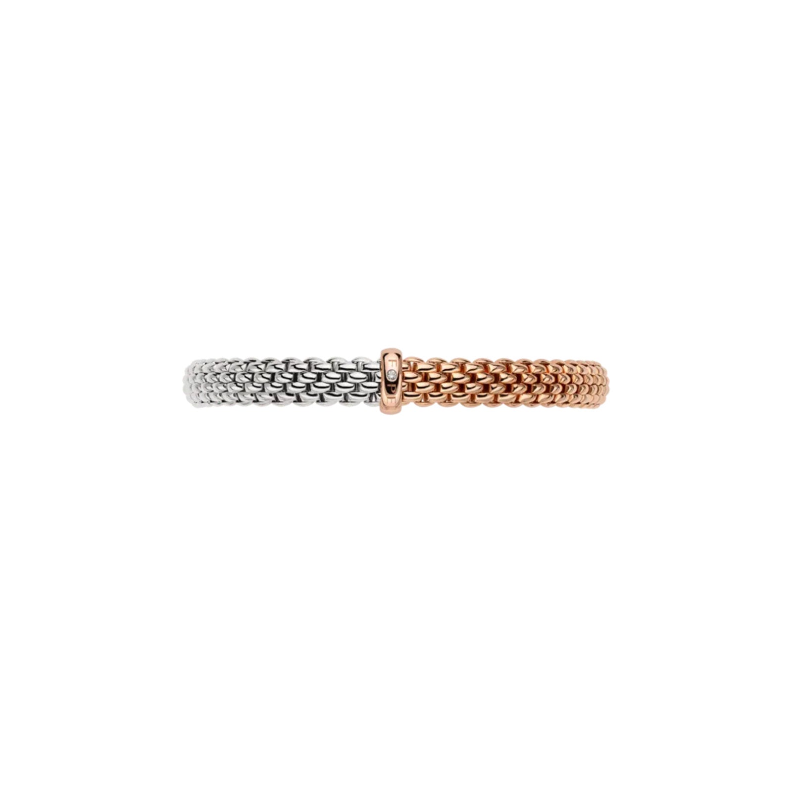 Vendome 18ct Rose & White Gold Diamond Flex'it Bracelet variant Pursuit