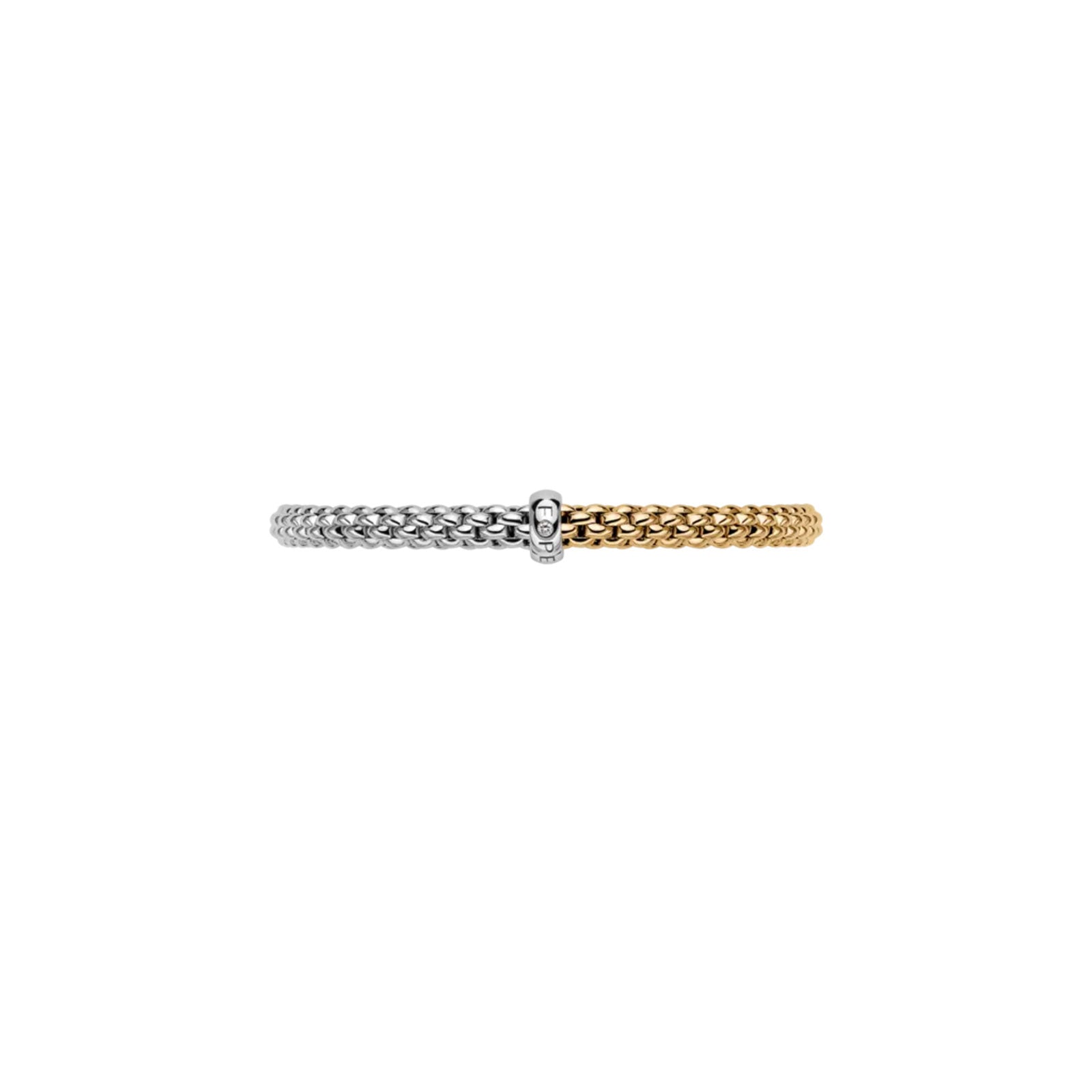 Solo 18ct Yellow & White Gold Diamond Flex'it Bracelet variant Pursuit