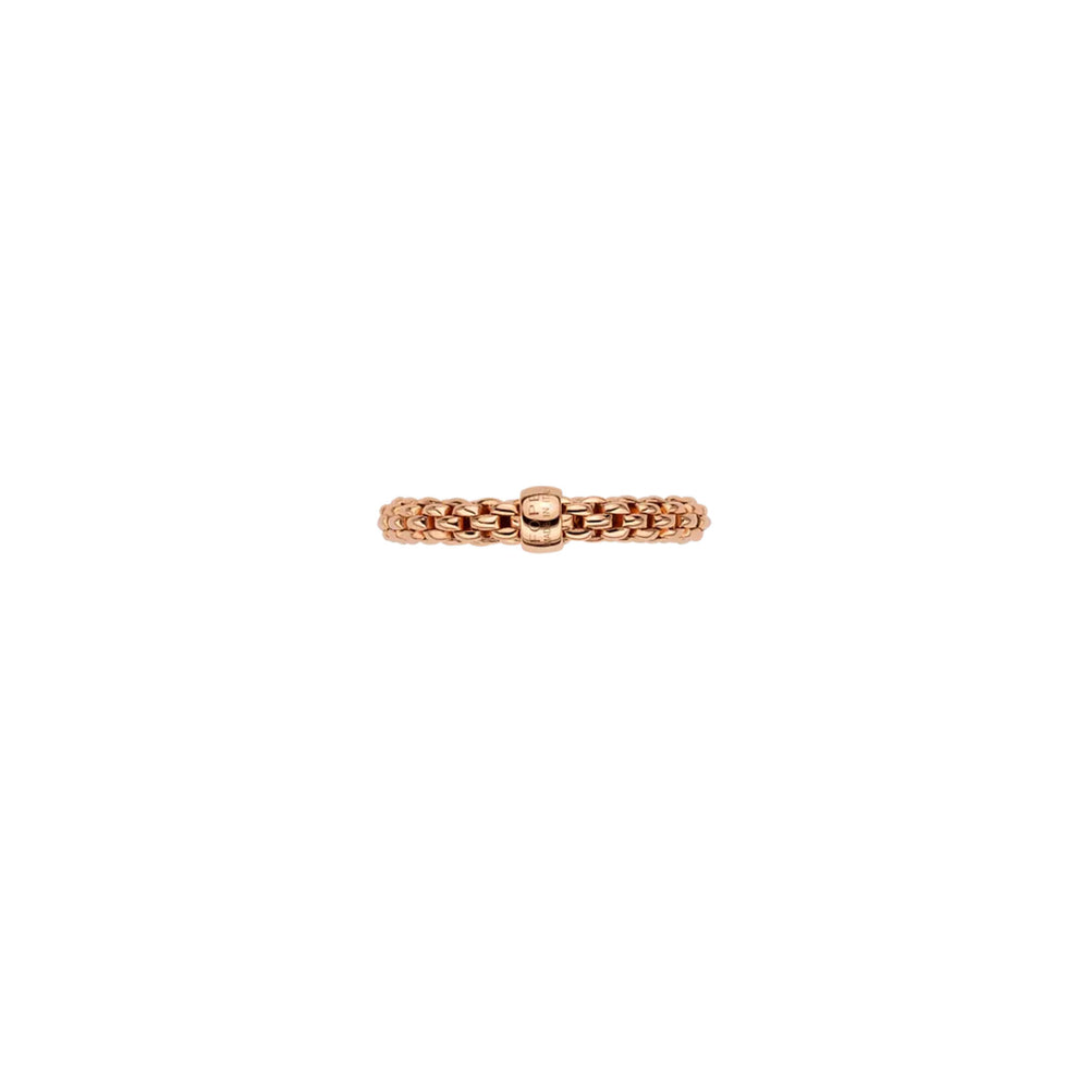Essentials 18ct Rose Gold Flex'it Ring variant Pursuit