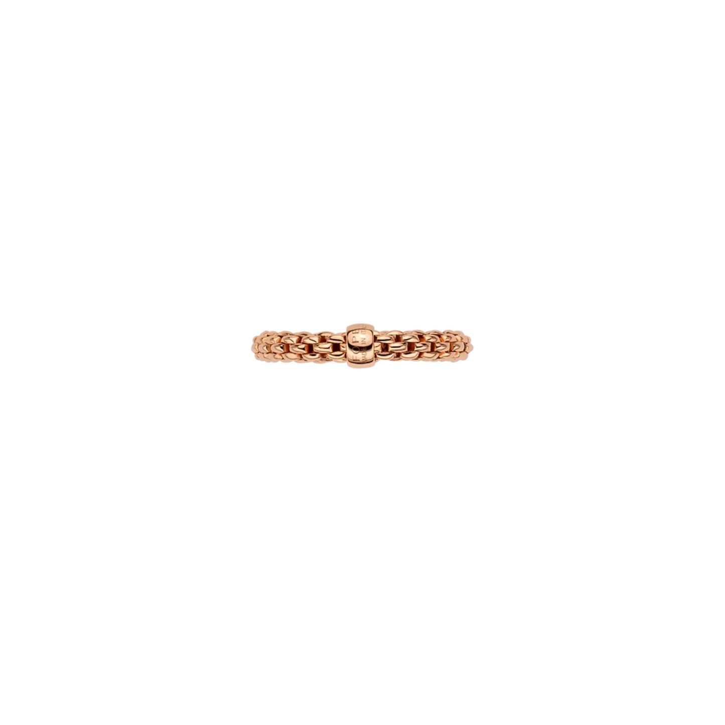 Essentials 18ct Rose Gold Flex'it Ring variant Pursuit