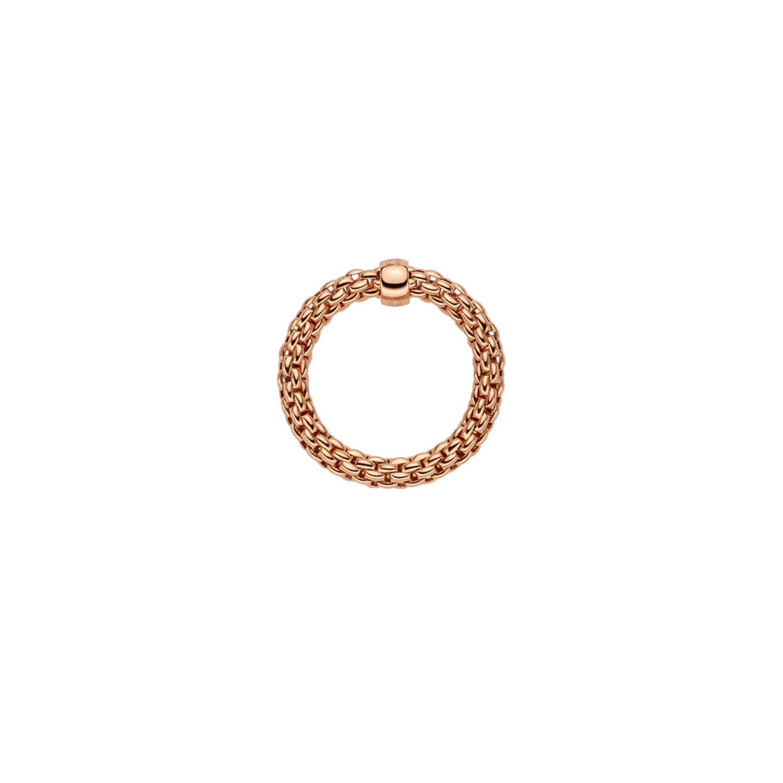 Essentials 18ct Rose Gold Flex'it Ring variant Pursuit