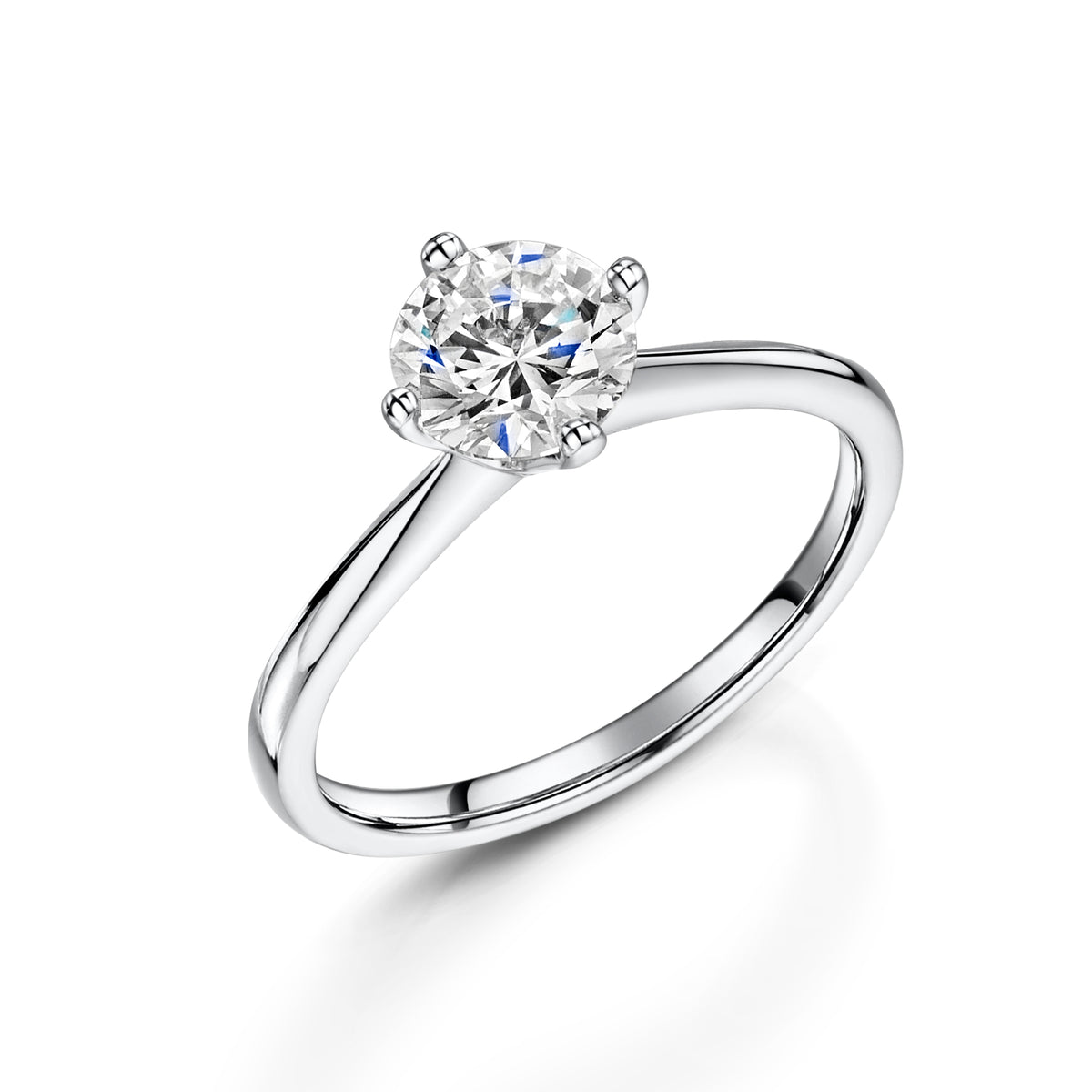 Platinum Diamond Cardinal Point Solitaire Ring 1.00ct variant Pursuit