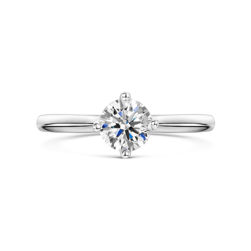 Platinum Diamond Cardinal Point Solitaire Ring 0.75ct variant Pursuit