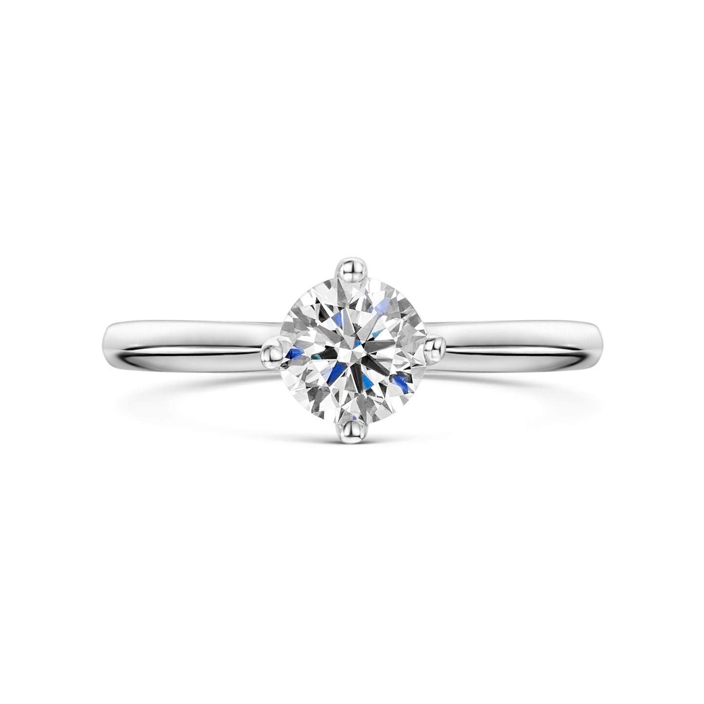 Platinum Diamond Cardinal Point Solitaire Ring 0.75ct variant Pursuit
