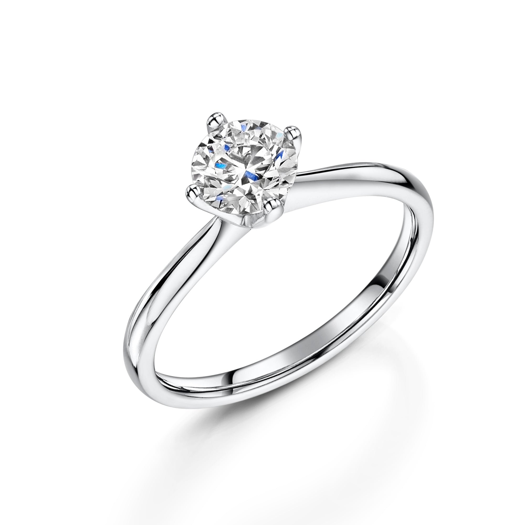 Platinum Diamond Cardinal Point Solitaire Ring 0.75ct variant Pursuit