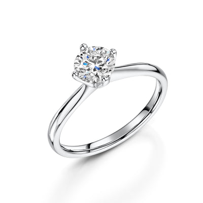 Platinum Diamond Cardinal Point Solitaire Ring 0.75ct variant Pursuit