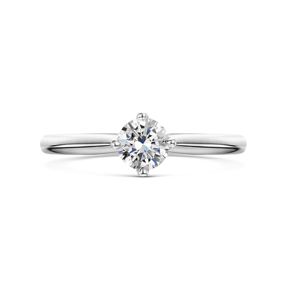 Platinum Diamond Cardinal Point Solitaire Ring 0.50ct variant Pursuit