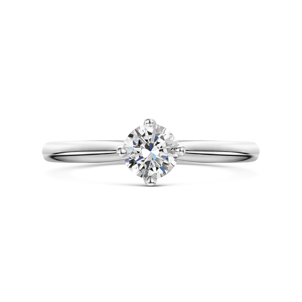Platinum Diamond Cardinal Point Solitaire Ring 0.50ct variant Pursuit
