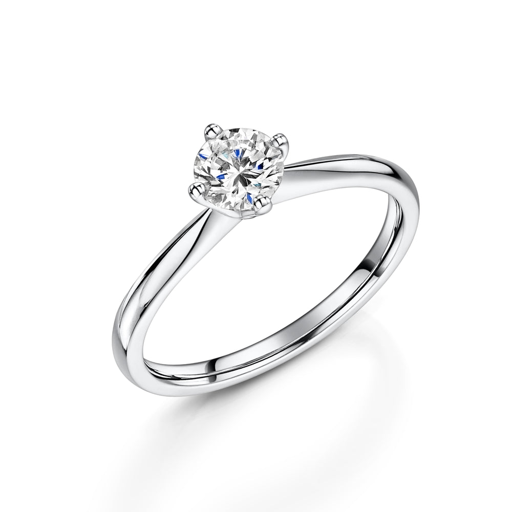 Platinum Diamond Cardinal Point Solitaire Ring 0.50ct variant Pursuit