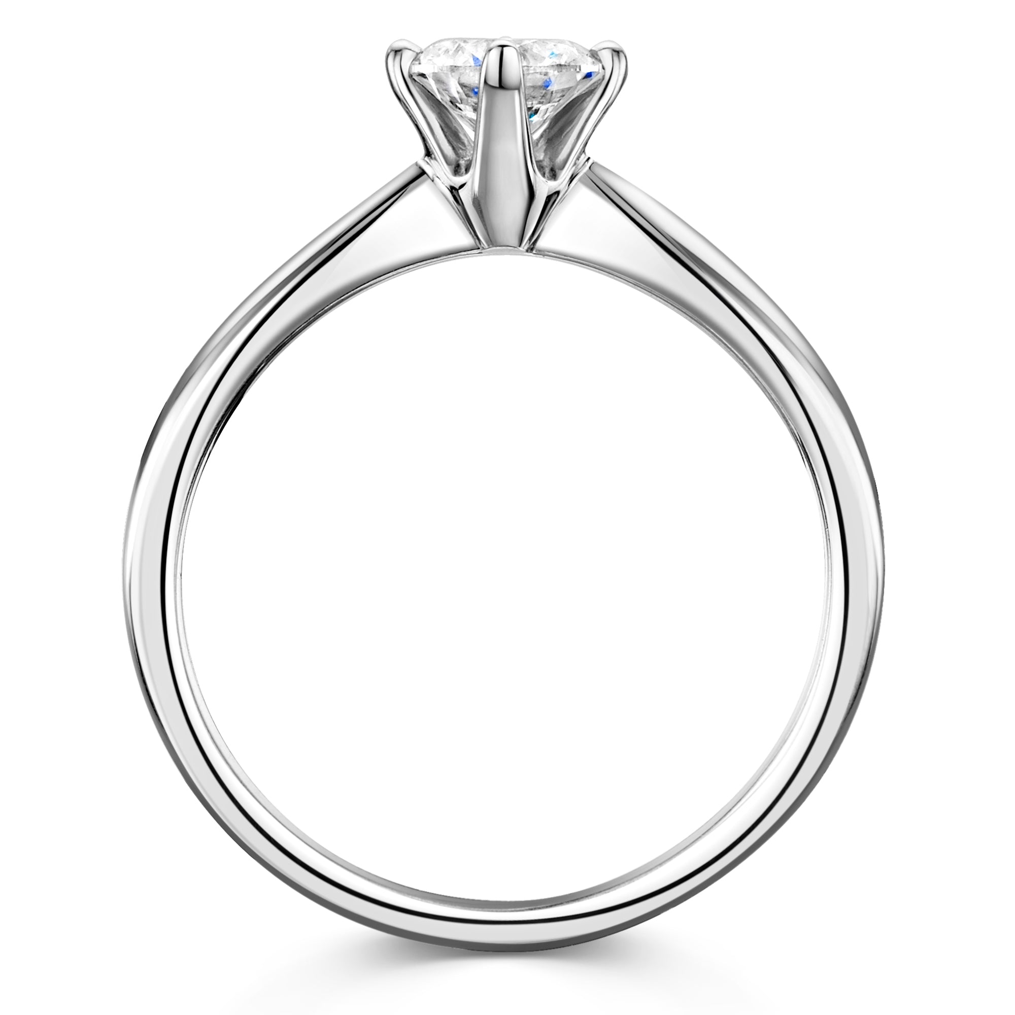 Platinum Diamond Cardinal Point Solitaire Ring 0.33ct variant Pursuit