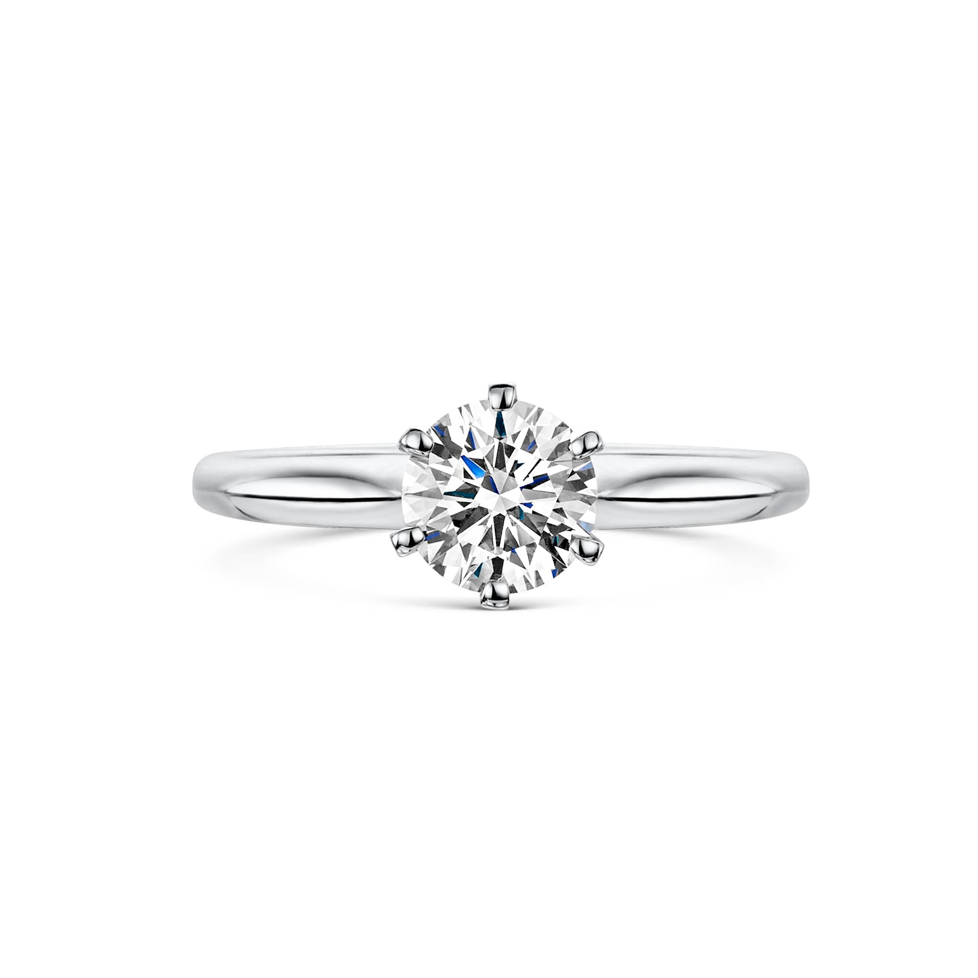 Platinum Diamond Six Claw Solitaire Ring 1.00ct variant Pursuit