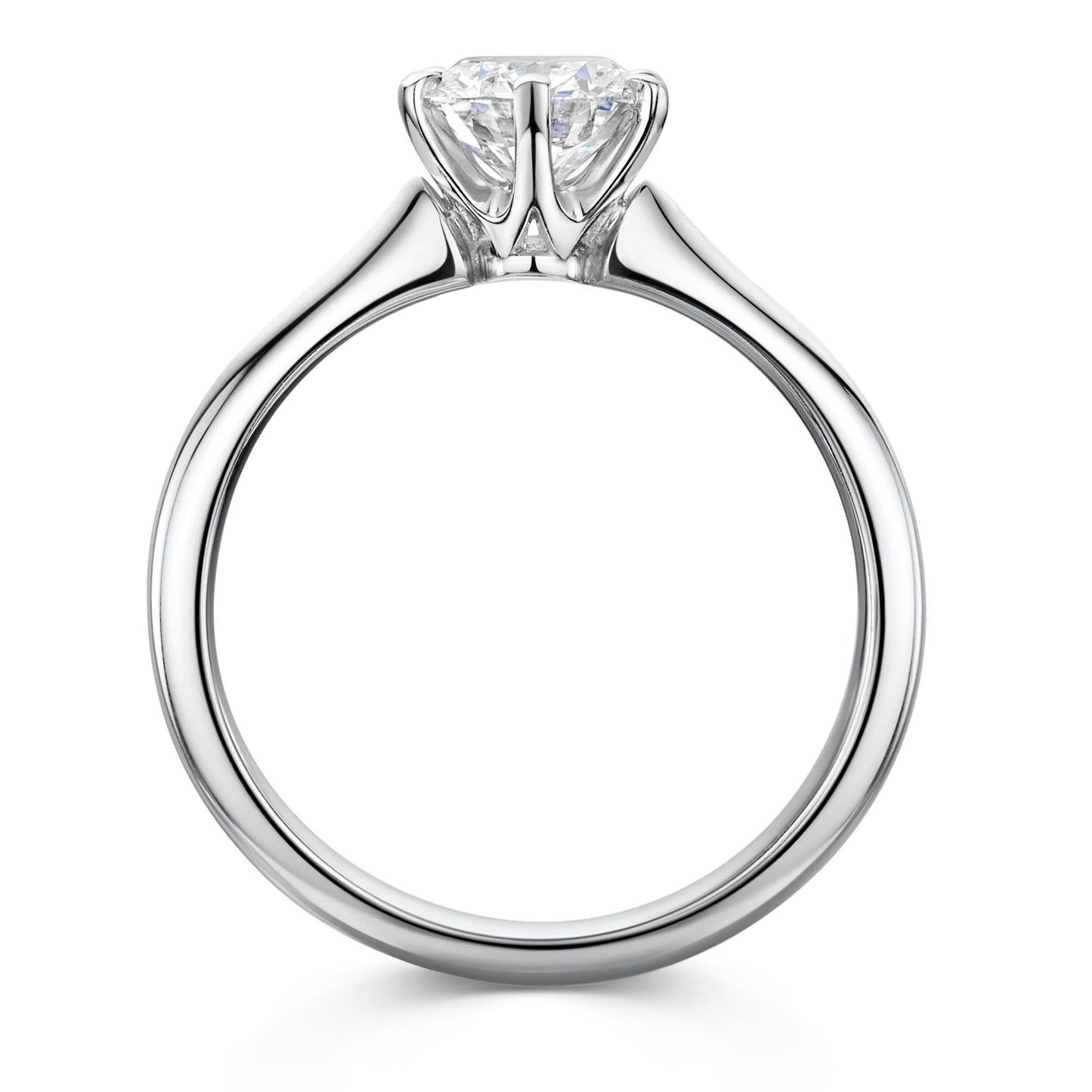 Platinum Diamond Six Claw Solitaire Ring 1.00ct variant Pursuit