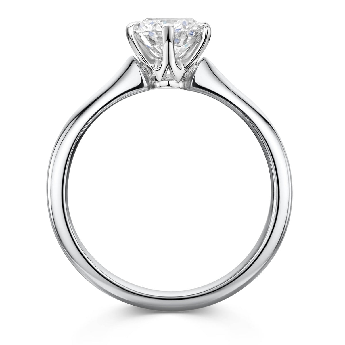 Platinum Diamond Six Claw Solitaire Ring 1.00ct variant Pursuit