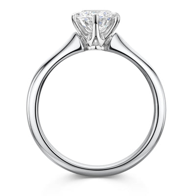 Platinum Diamond Six Claw Solitaire Ring 1.00ct variant Pursuit